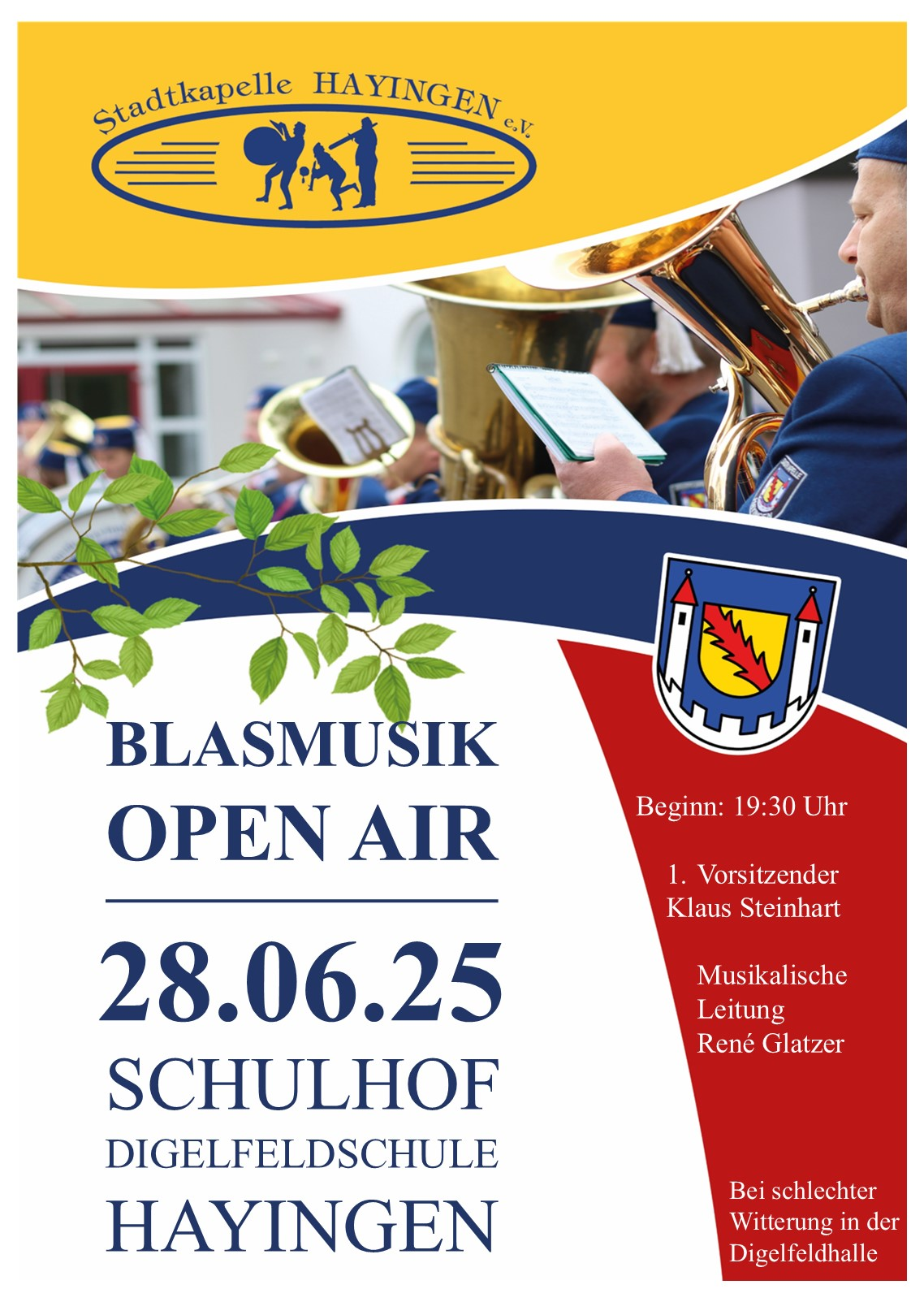 Einladung zum Blasmusik OpenAir 2025